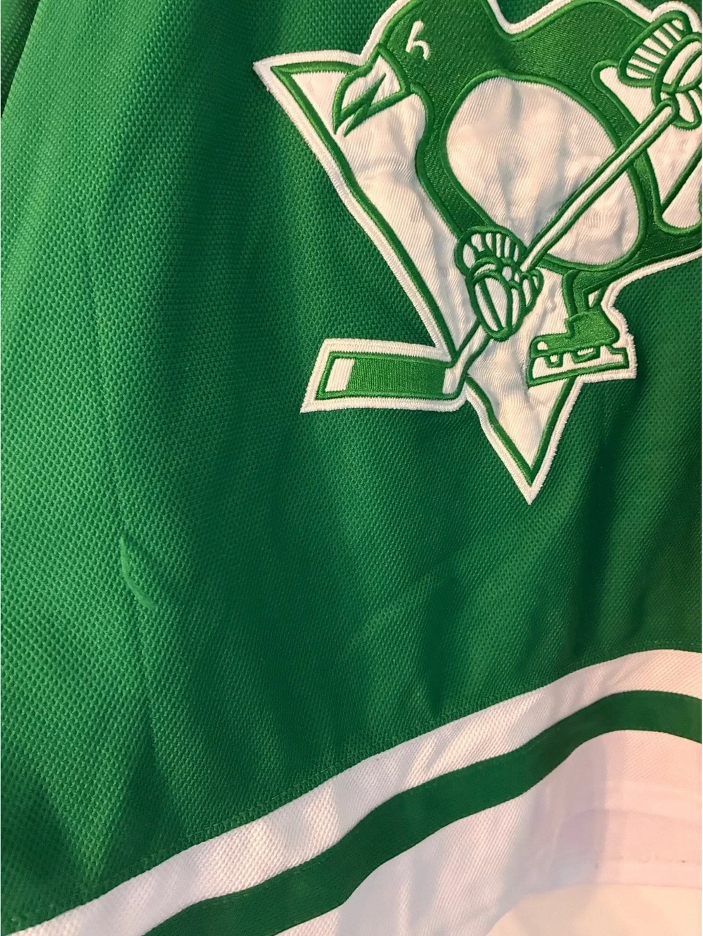 Sidney Crosby #87 Penguins Reebok Youth L/XL Green NHL Jersey